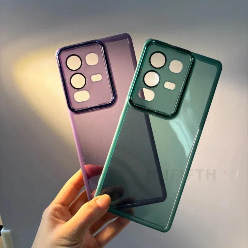 Clear Soft Silicone Protective Phone Case with Camera Lens Cover