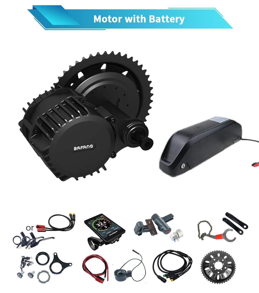 Description Picture 6 of itemBafang Motor 48V 52V 1000W Mid Drive Motor Ebike Electric Motor BBSHD BBS03 eBike Conversion Kit BBS03 52V16AH 13AH 20AH Battery