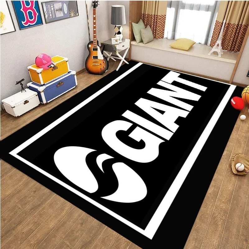 

G-giant logo bicycle printed carpet bedroom non-slip s for living room Yoga mat Outdoor birthday gift