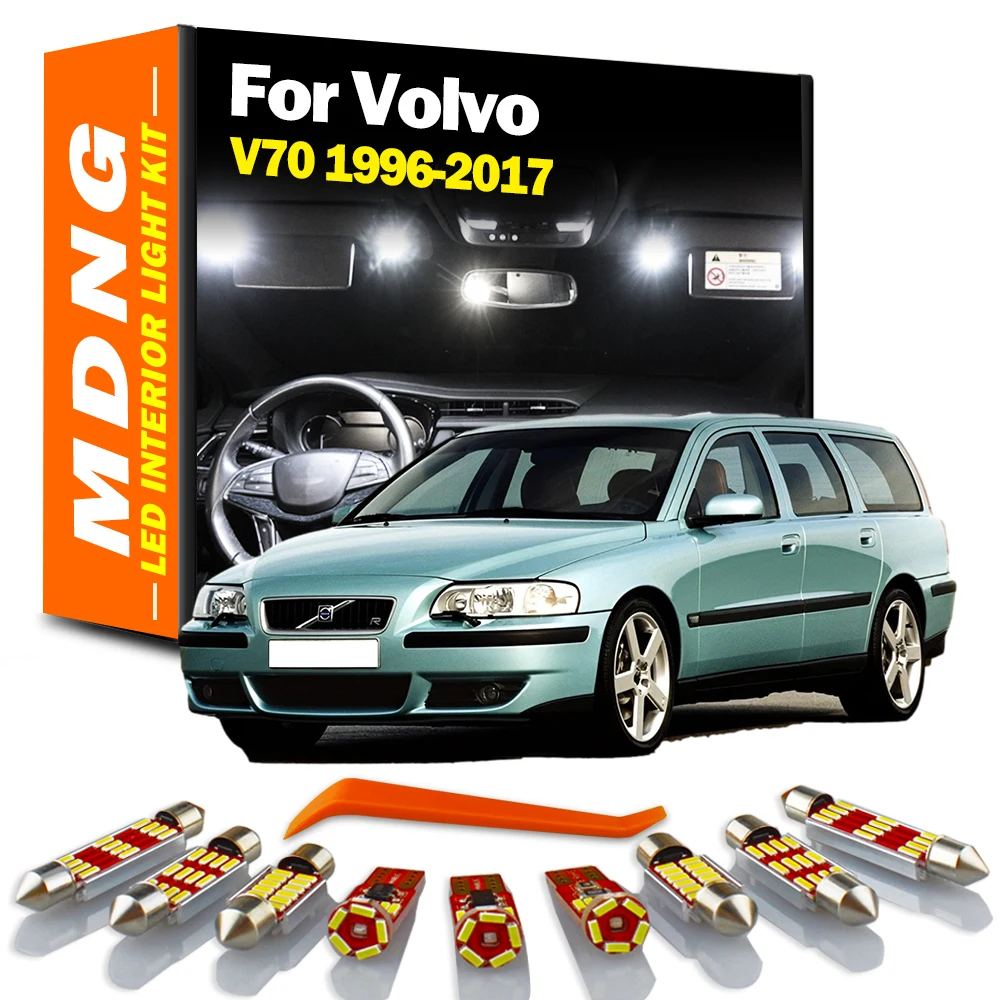 For Volvo V70 1996-2013 2014 2015 2016 2017 Led Interior Dome Trunk Light Kit Led Lamps No Error Car Accessories - Signal Lamp - AliExpress