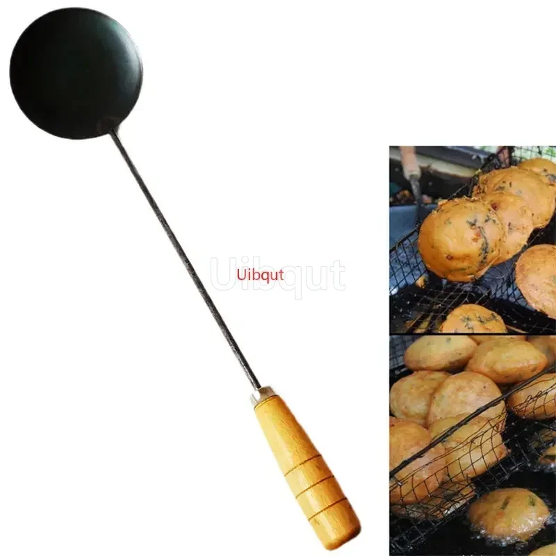 Spatola in legno antiaderente, per friggere, utensili da cucina (colo