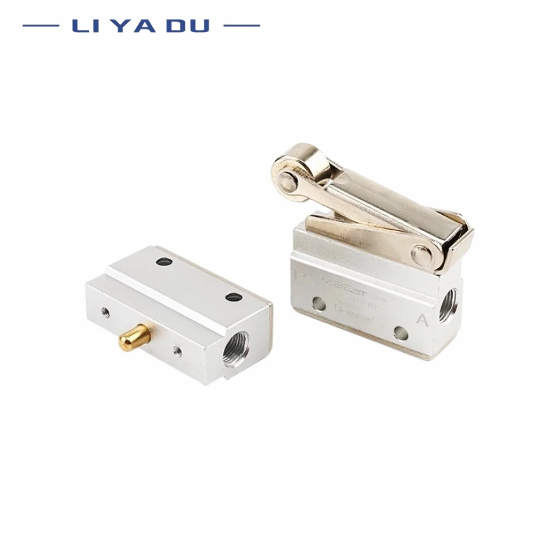 Push Button Pneumatic Air Control Valve - Manual Momentary Valve Switch