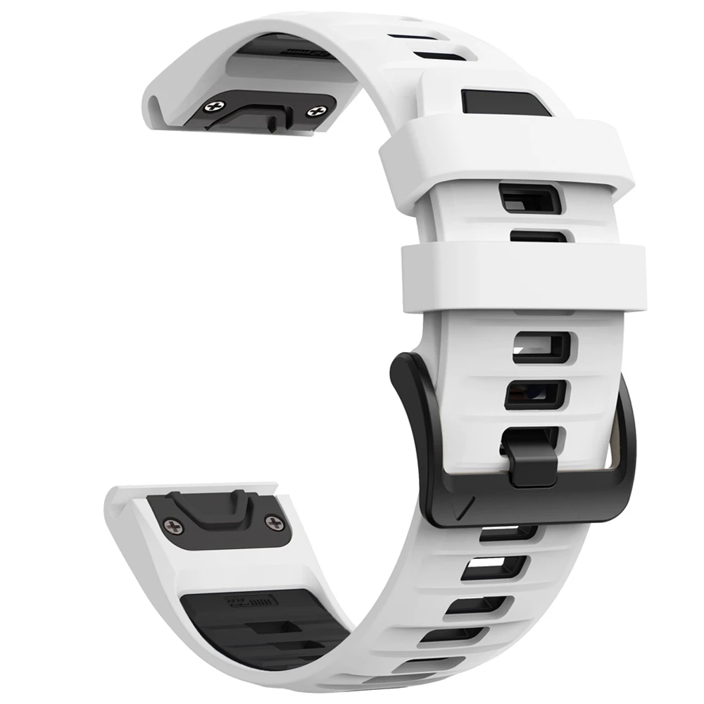 Silicone Sports Watchband - Quick Release, 2PCS, 26/22mm Strap