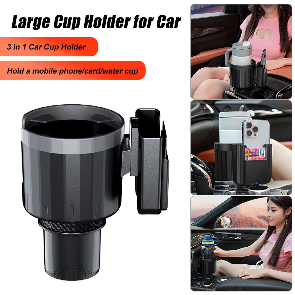 

Adjustable Car Cup Holder Multifunctional Can Mounts Holders Car Cup Expander Bracket For 105mm Water Bottles Accessories