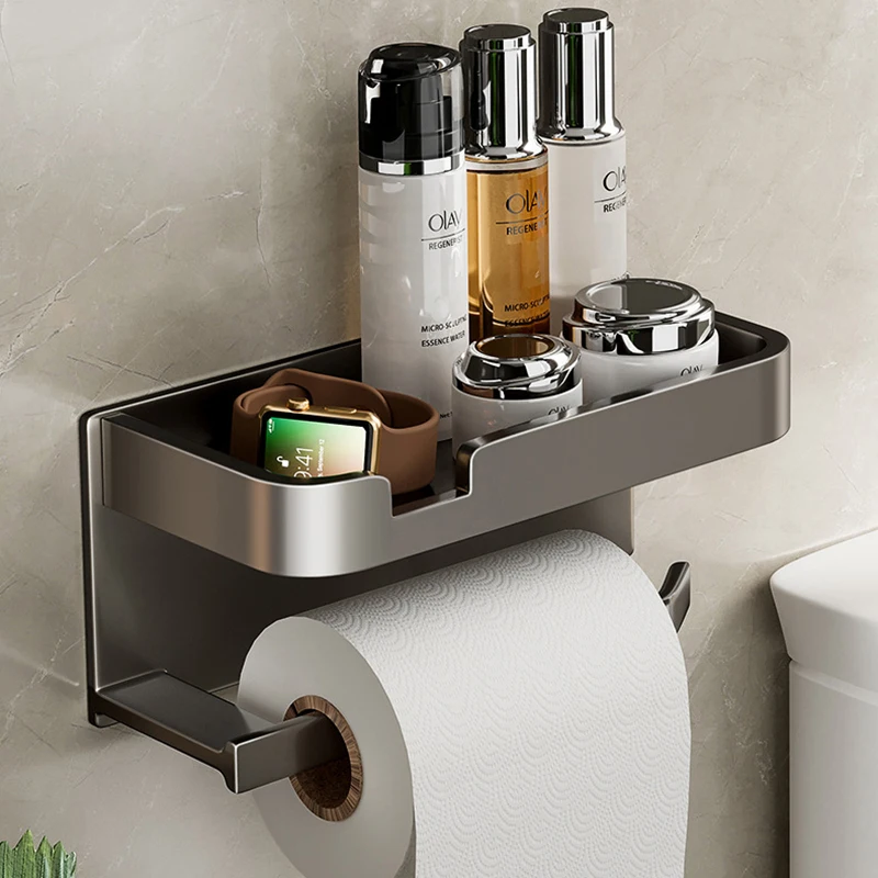 Toilet Tissue Box Without Punching Roll Paper Holder Toilet Toilet