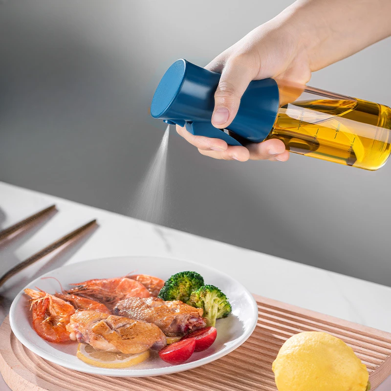 150/180ml Oil Spray Bottle Kitchen Baking Olive Oil Dispenser Camping BBQ Baking Salad Vinegar Soy Sauce Sprayer Containers