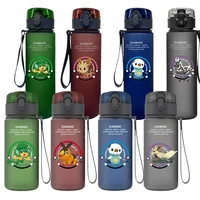 Animation Pokemon Lillipup Tepig Pansage Cartoon Plastic Cup Frosted Water Cup Portable Lid Space Cup Peripheral Birthday Gift 1