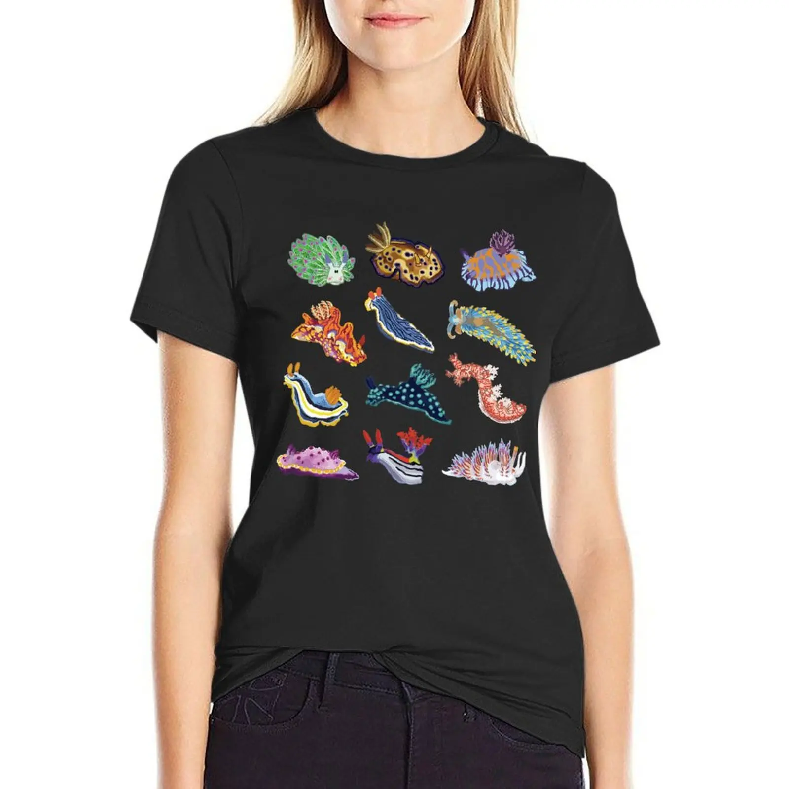 

Nudie Cuties T-Shirt Women's summer blouses 2024 black t shirts for Women