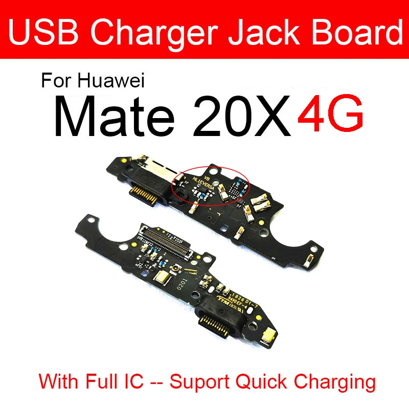 Ladebuchse Ersatz Für Huawei Mate 20 X 4G – Inkl. Werkzeugset, Unterstützt Schnellladung, Mit 6 Monaten Garantie