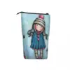 Gorjuss Gymnastics Design Pen Box Student School Zipper Pen Bag Child Stationery Bag Pencase Vertical Retractable Pencil Case 2