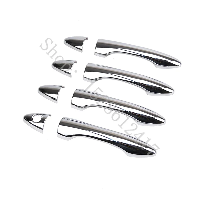 

FIT FOR HYUNDAI TUCSON IX35 2010 2011 2012 2013~2016 CHROME SIDE DOOR HANDLE BAR COVER CATCH TRIM MOLDING CAP ACCESSORIES
