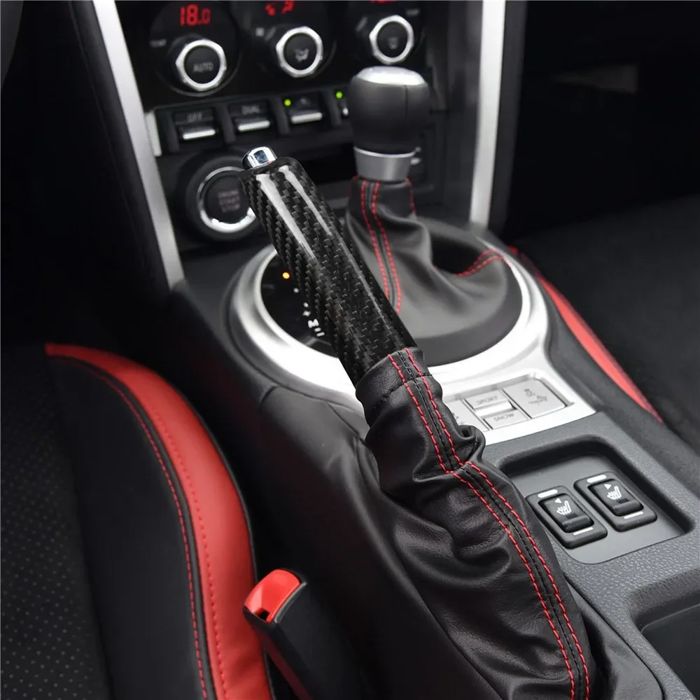 Automotive Interior Carbon fiber Handbrake sticker interior Car accessories For TOYOTA 86 Subaru BRZ 13-20
