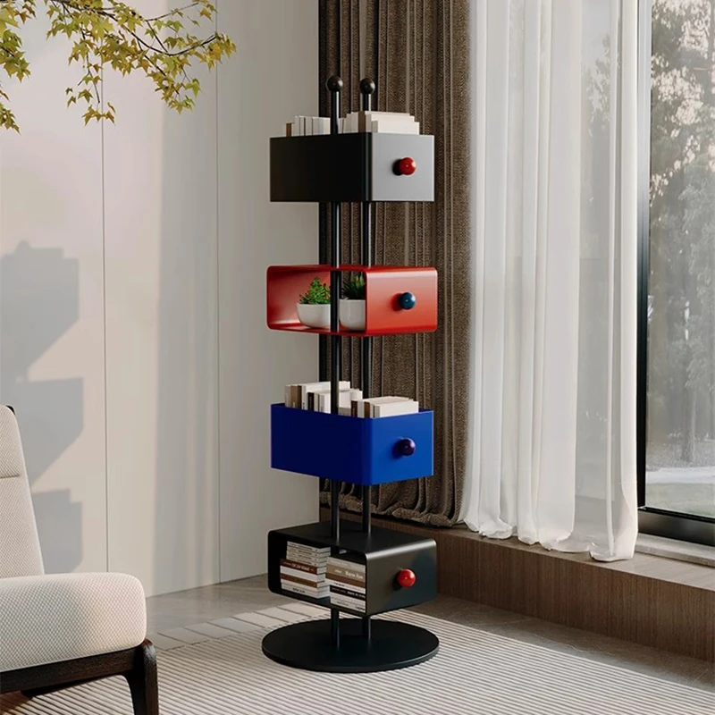 Organizer Shelf Living Room Furniture Aesthetic Library Storage Cabinet Shelves Display Stand Bedroom Librero Organizador Weird