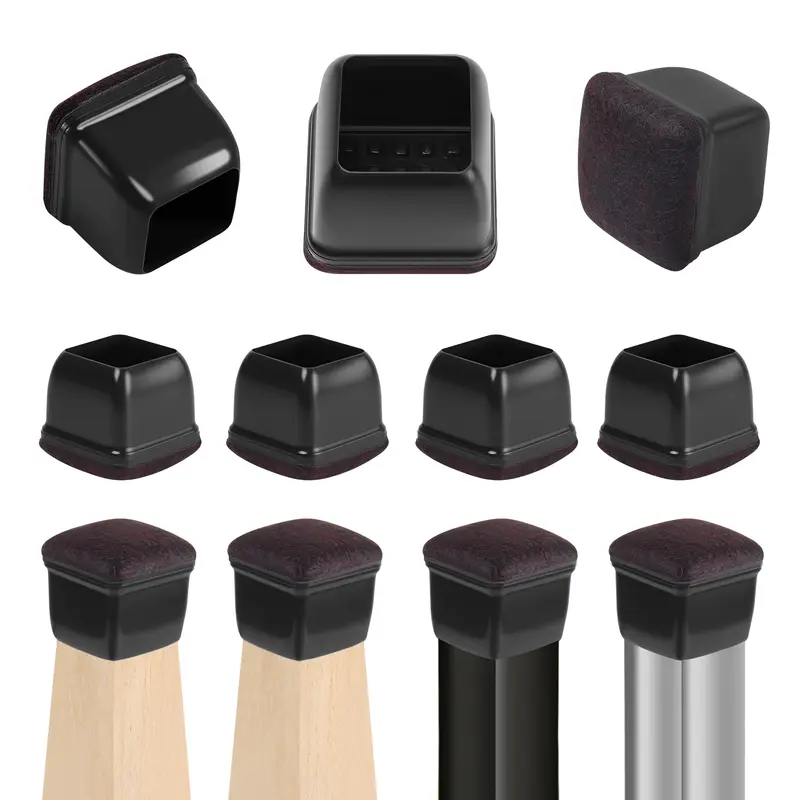 8PCS Upgraded Chair Leg Covers Silicone Anti-Slip Felt Furniture Feet Protectors from Scratches for Hardwood Floor Reduce Noise - Image 11