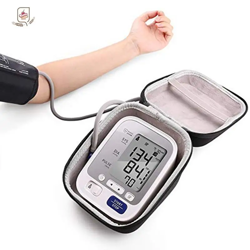 Caseling Hard Case for Omron Upper Arm Blood Pressure Monitor Portable Travel Carrying Protective Bag Storage Case