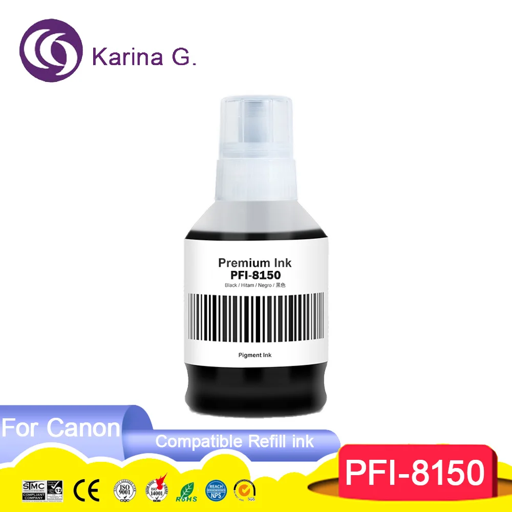 PFI-8150 PFI8150 PFI 8150 Premium Color Compatible Bottle Water Based Refill Pig