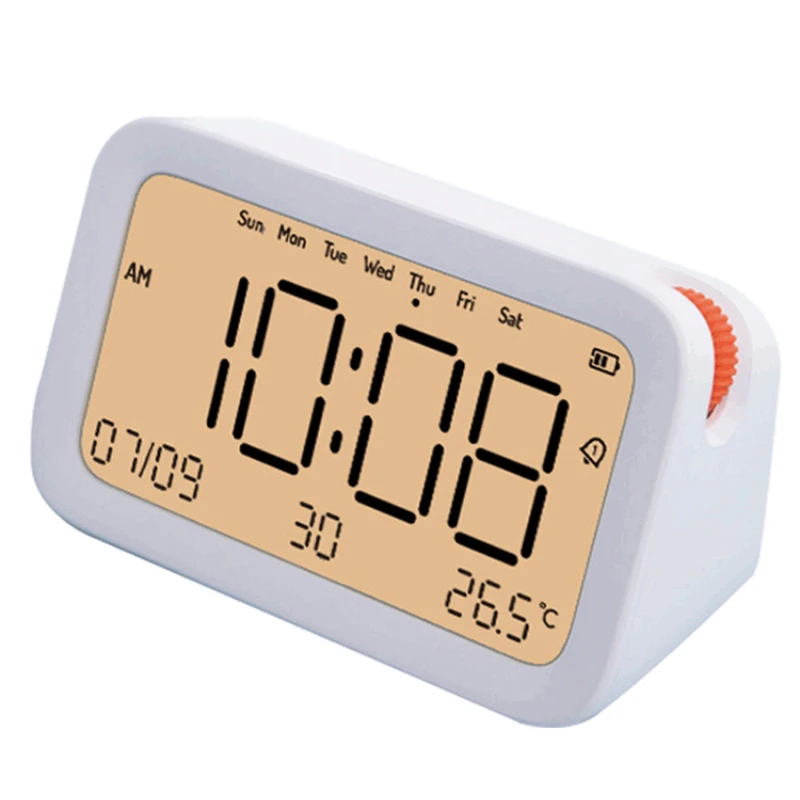 Silent Alarm Clock For Bedroom Natural Night Luminous Led Alarm Clock
