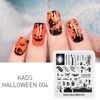 KADS Halloween Christmas Nail Stamping Plates Pumpkin Snowflake Image Manicure Stamp Template DIY Nail Art Decoration Plates 5