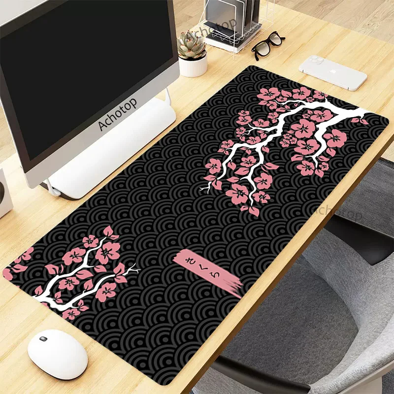 thumbnail image 1 of Alfombrilla de ratón para ordenador Gamer Strata Liquid Mousepad 900x400 XXL, alfombrilla grande para ratón en blanco y negro, alfombra para escritorio de PC, alfombrilla para teclado, 1 of 5