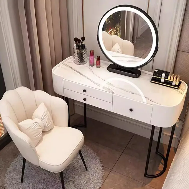 

Cheap Chair Dressing Table Women White Corner Drawer Dressing Table Mirror Makeup Vanity De Maquillaje Mueble Sets Furniture