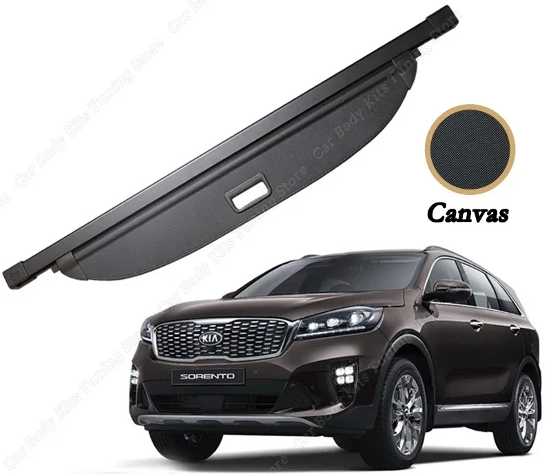 Auto Intrekbare Kofferbak Hoedenplank voor Kia Sorento 2021 , Bagage Vrachtschildafdekking Beveiliging Privacy Cover Accessoires Auto Intrekbare Kofferbak Hoedenplank voor Kia Sorento 2021 , Bagage Vrachtschildafdekking Beveiliging Privacy Cover Accessoires