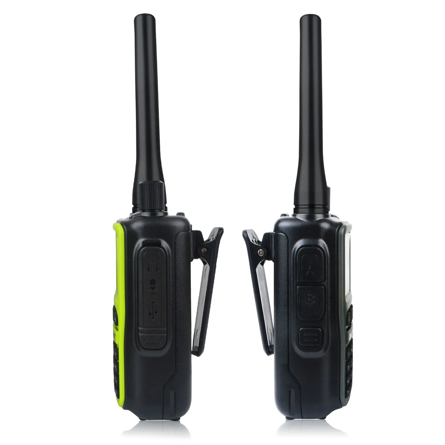 2個/パック BAOFENG UV-5R ミニ航空帯受信 VHF UHF デュアルバンド