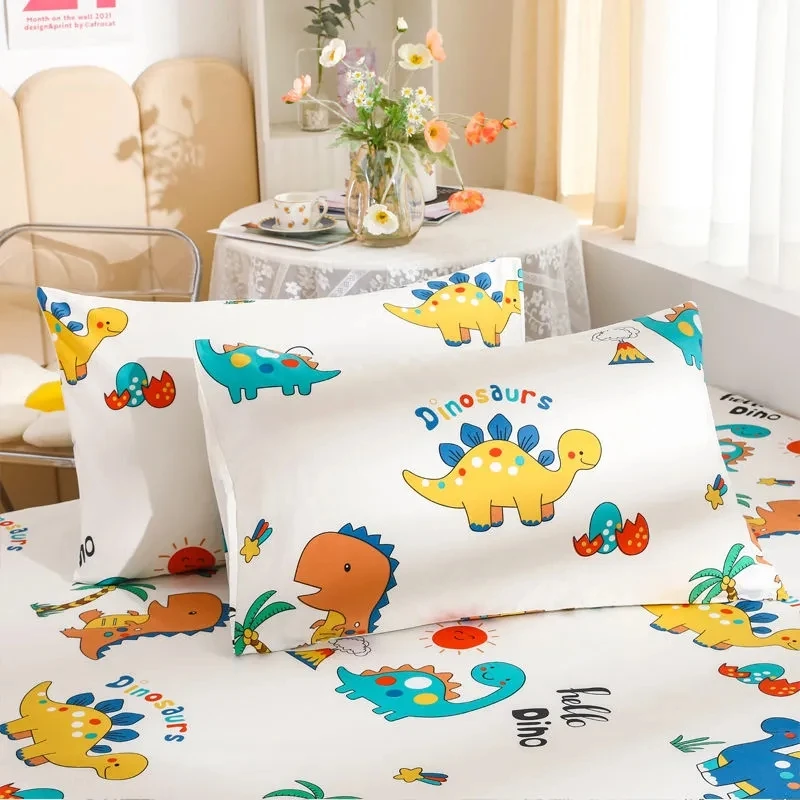 Four Seasons Soft Skin-friendly Baby Pillowcase Children's Bed Pillowcase Cartoon Baby Pillow 100% Cotton Pillow cover 2