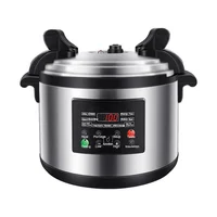 Large Multi-Purpos Stew Mutton Rice Ugali Cooker Stainless Steel Commercial MultCooker 15L 18L 20L Electric Pressure Rice Cooker 2