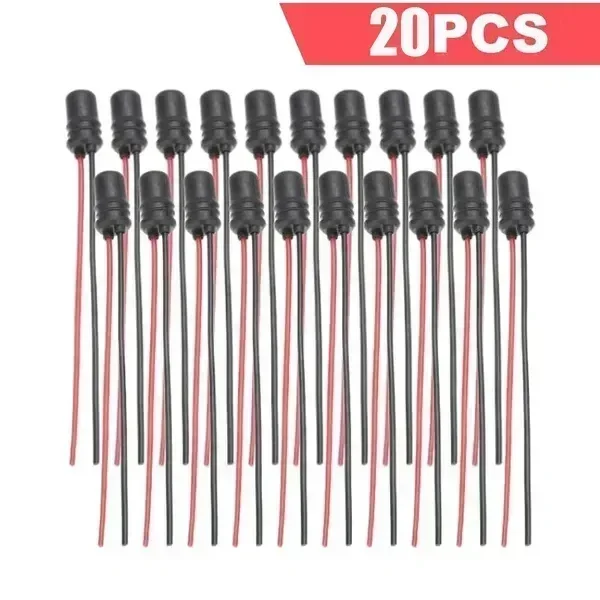 10 Portalampade T10 W 5V | Connettori Per Lampadine Auto 12V | Gomma Morbida | Per Moto, Camper, Rimorchi E Barche - 2