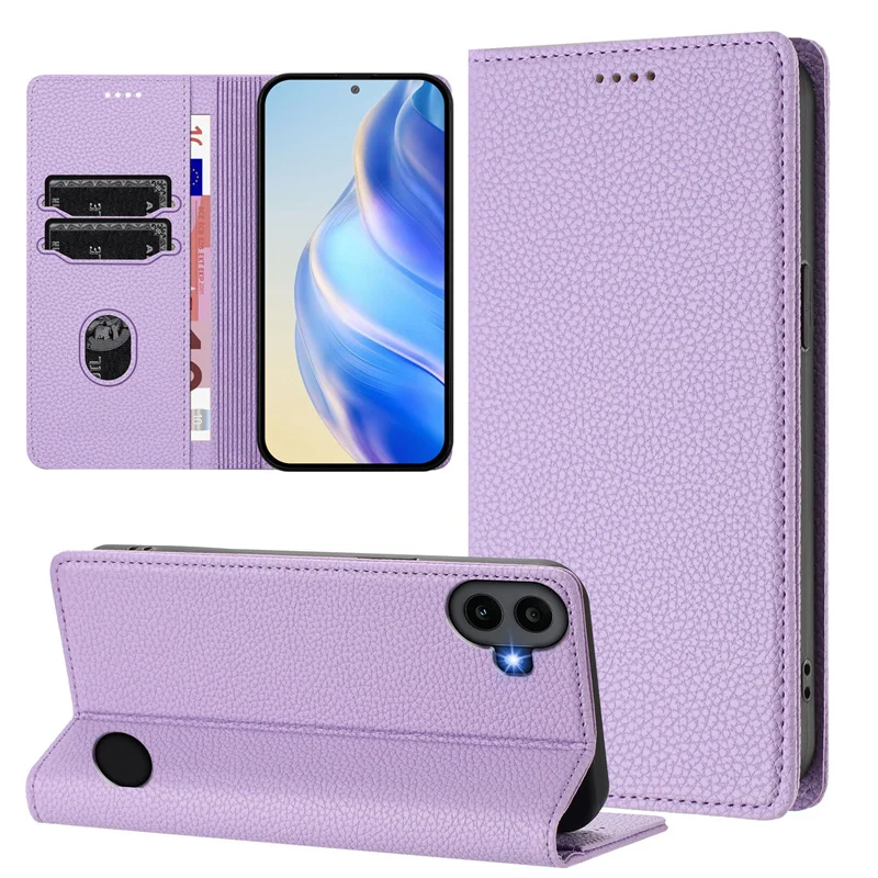 Premium Retro Leather Flip Wallet Case with Magnetic Closure