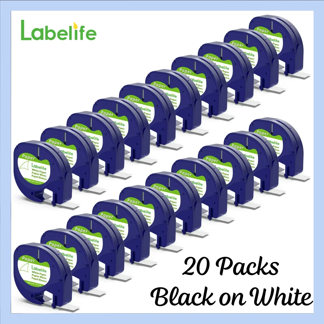 Cinta De Etiquetas 91331 91201 Para Dymo Letratag Lt-100h