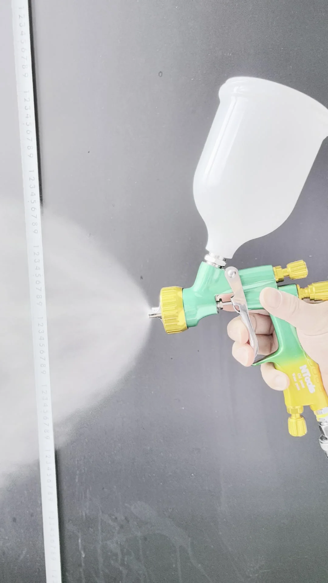 HUKOER HVLP Pistolet de Peinture Professionnel Haute efficacité Bon