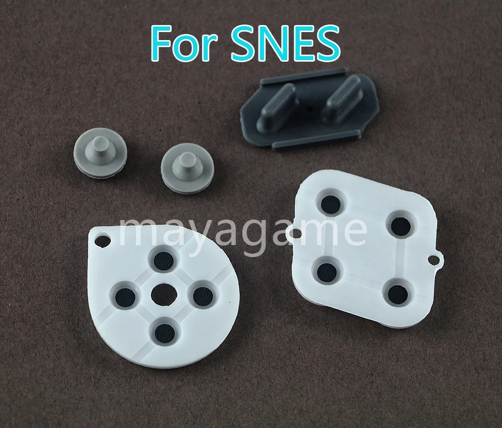 50Set Per Snes Super Nes Nintendo Controller Di Ricambio Conduttivo Cuscinetti In Gomma