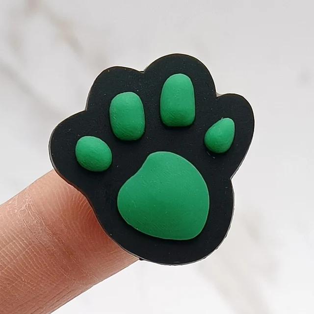 Cat Dog Paw PVC Shoe Buckle Accessories Funny DIY Colorful Animal Paws Shoes Decoration Jibz For Crocs Charms Kids Party Gift L