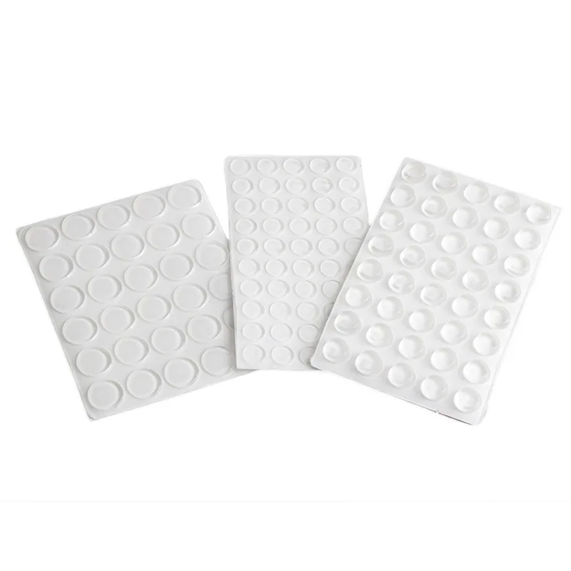 Rubber Muffling Anti-collision Door Stops Silicone Cabinet Drawers Cabinet Bumpers Furniture Hardware 40-50pcs/set KK&FING Silicone Furniture Pads Rubber Furniture Pads Silicone Door Stoppers Rubber Door Stoppers
