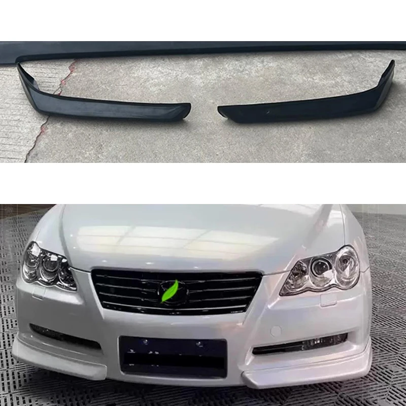 

For Toyota Mark X 2006--2009 Year Front Bumper Lips Body Kit Accessories 2 Pcs