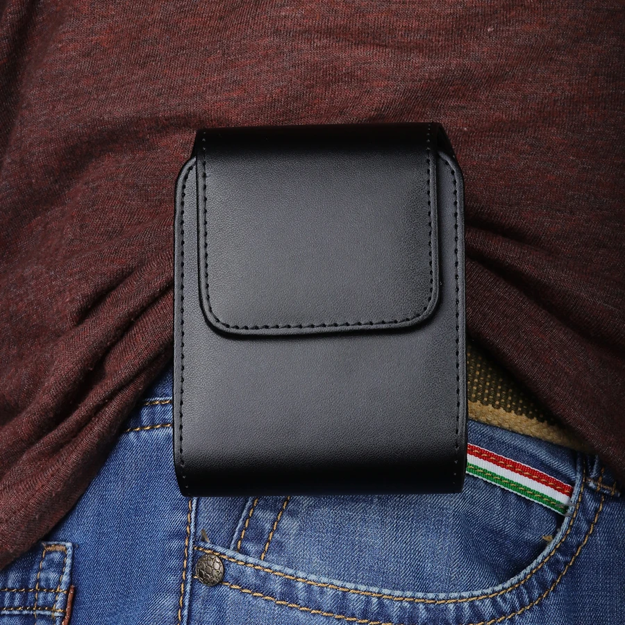 Per Moto Razr 40 (Razr 2023) 40 Ultra (Razr +) Razr 2022 Custodia Rigida In Pelle Con Clip Da Cintura Custodia Protettiva Completa