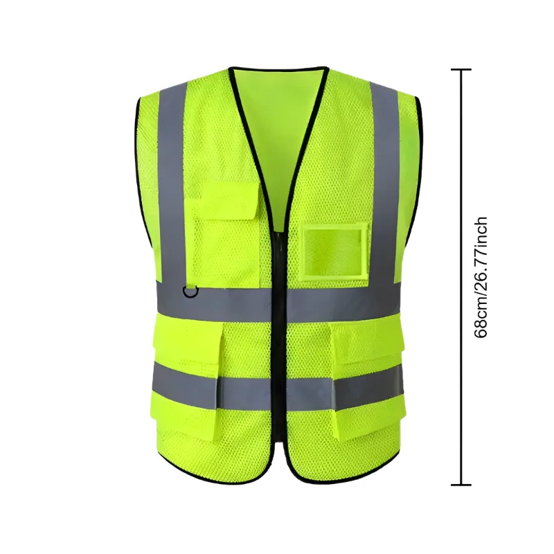 Adjustable Reflective Highlight High Visibility Safety Vests for Running Cycling Sports Traffic Night Outdoor