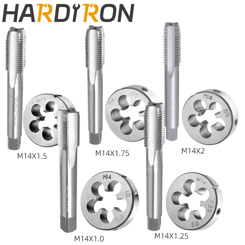 Кран и штамп Hardiron M14x1 1,25 1,5 1,75 2, правая рука, M14x1 1,25 1,5 1,75 2, кран для машинной резьбы и круглый штамп Кран и штамп Hardiron M14x1 1,25 1,5 1,75 2, правая рука, M14x1 1,25 1,5 1,75 2, кран для машинной резьбы и круглый штамп