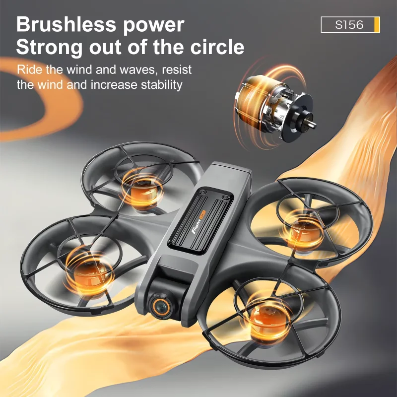 Drone S156 4K/6K/8K HD Noir avec Caméra - 149,23€