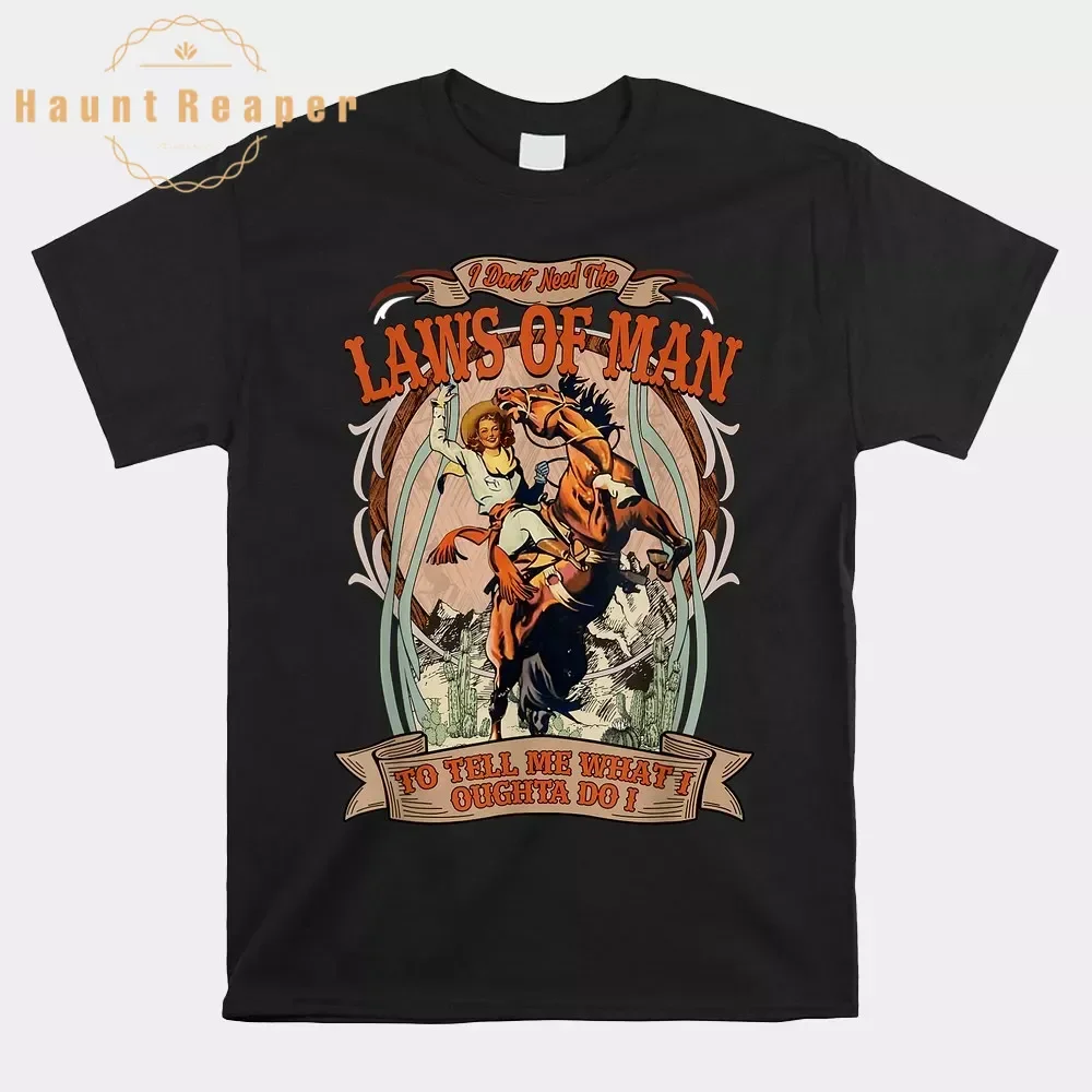 Мужская футболка Haunt Reaper, мне не нужны законы мужчины, чтобы сказать мне, что я должен сделать, футболка с графическим рисунком, топы, модная уличная одежда