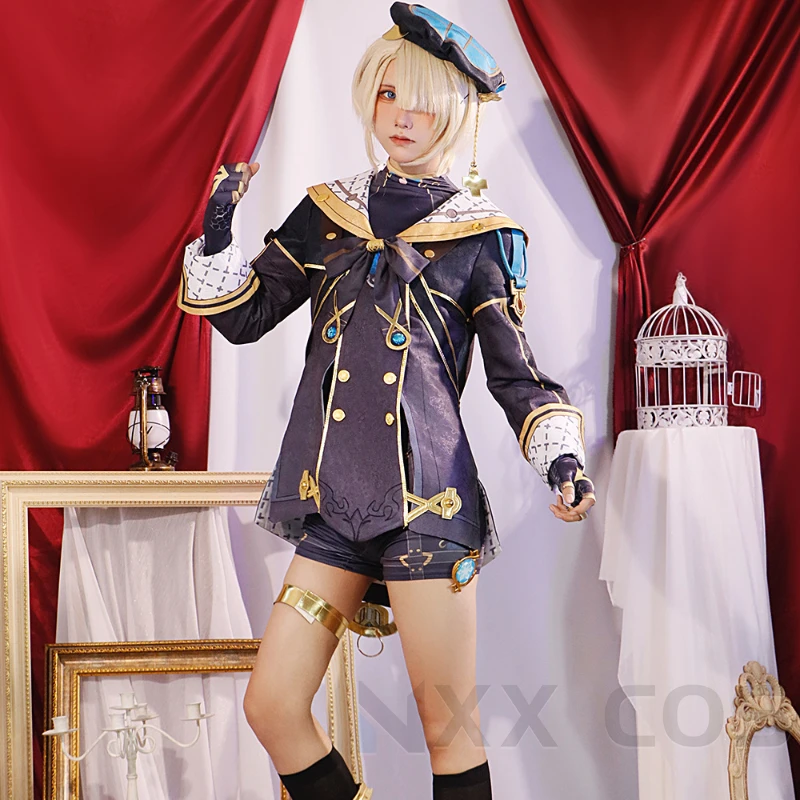 

Freminet Cosplay GenshinImpact Cosplay Costume Party Clothing Role Play Comic Con Wigs Freminet Anime Prop
