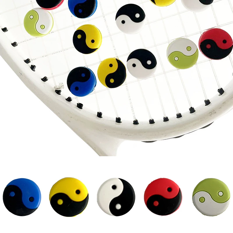 Circle Tennis Racket Shockproof Absorber Anti-vibration Tennis Racket Dampener Accessories Anti-vibrators