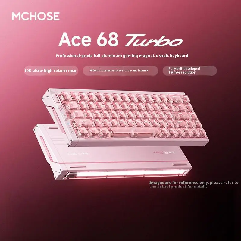 MCHOSE ACE68 Turbo Gaming Keyboard CNC Aluminum Shell 16K Polling