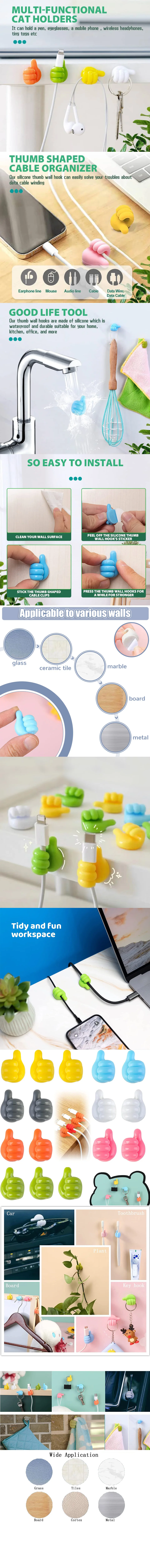 Self Adhesive Thumb Hooks