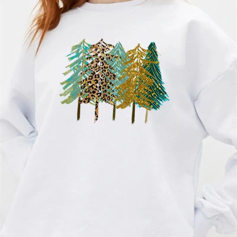 

Unisex Print Santa Claus 90s Christmas New Women Hoodie Print Long-sleeved Oversized Sweatshirt Casual Blouse Pullover Female