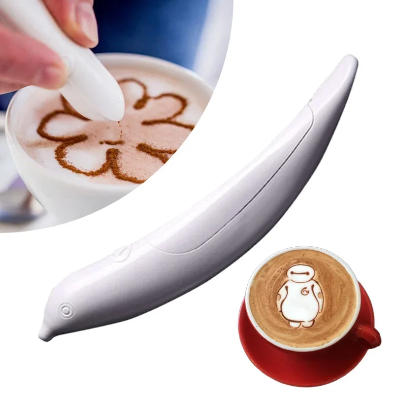 Electric Coffee Art Pen - قلم فن القهوة الكهربائي