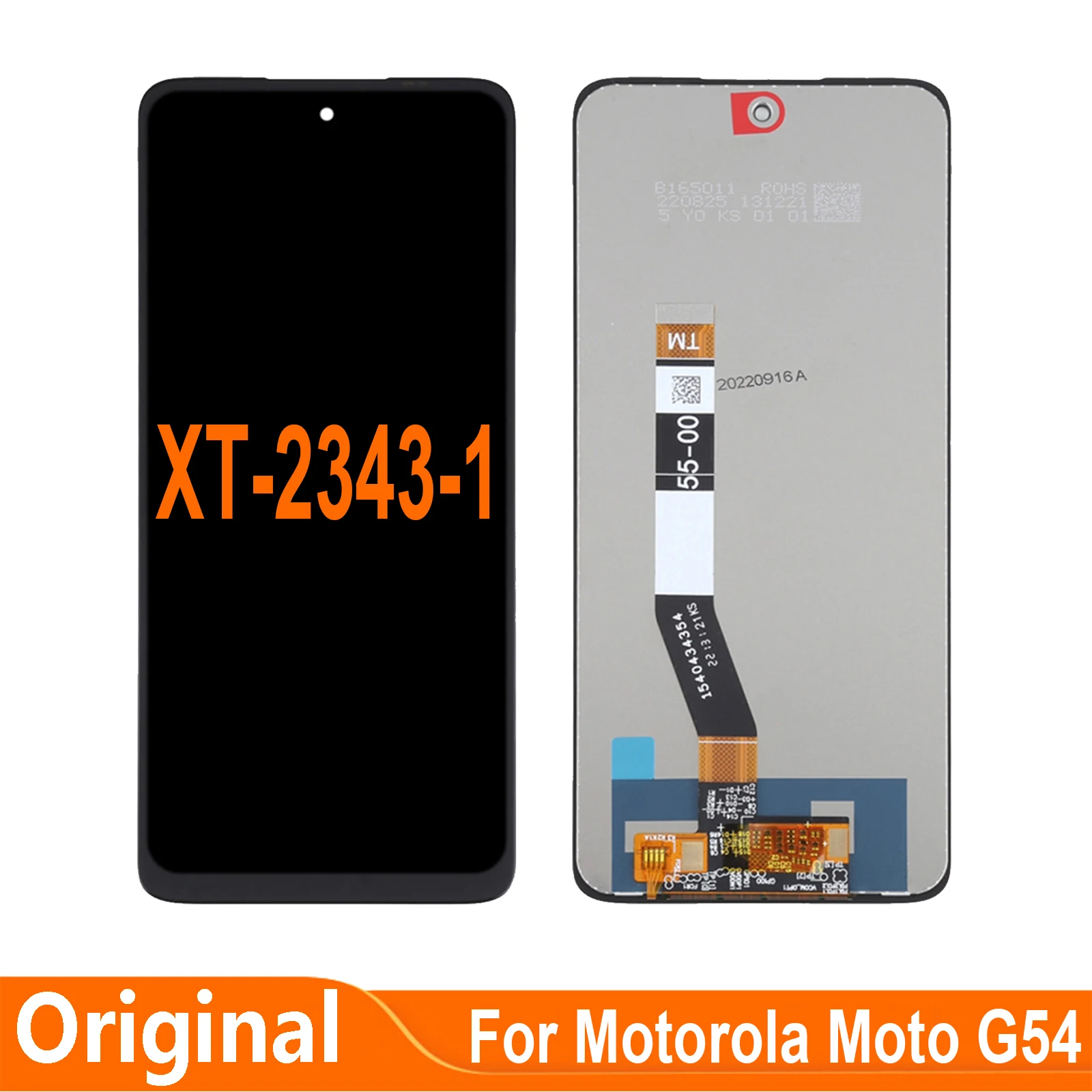Для Motorola Moto G54 XT-2343-1 LCD дисплей сенсорный экран дигитайзер Запчасти в сборе