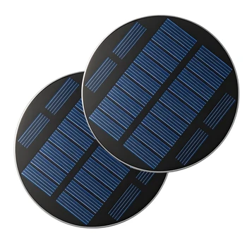 Pannello Solare 3W, Caricabatterie Solare per Cellulari, Modulo Fai-da-Te per Casa, Celle Solari con Cavo, Portatile 6V