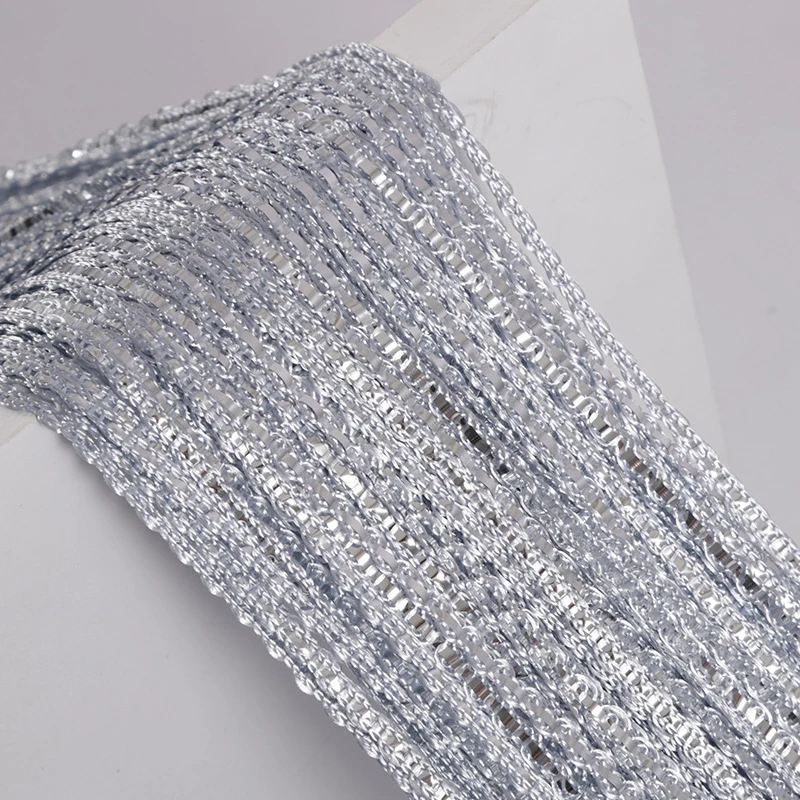 Window mesh 1M*2M Door And Window Panel Fly Screen Fringe Room Screen Tassel Panel Beaded Curtains Home Decoration